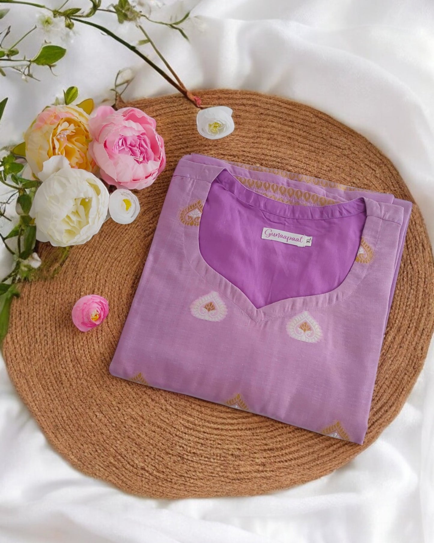 Paanbahar Lavender Kurti