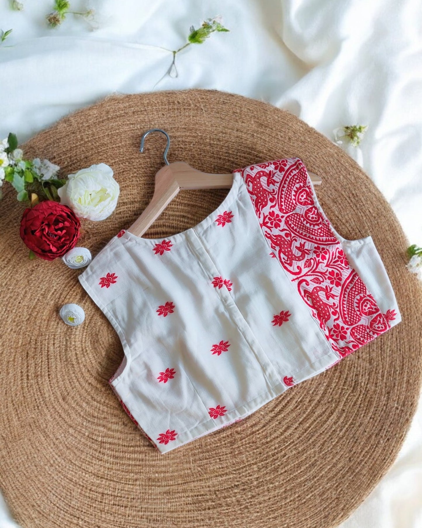Kaziranga Deer Handloom Blouse