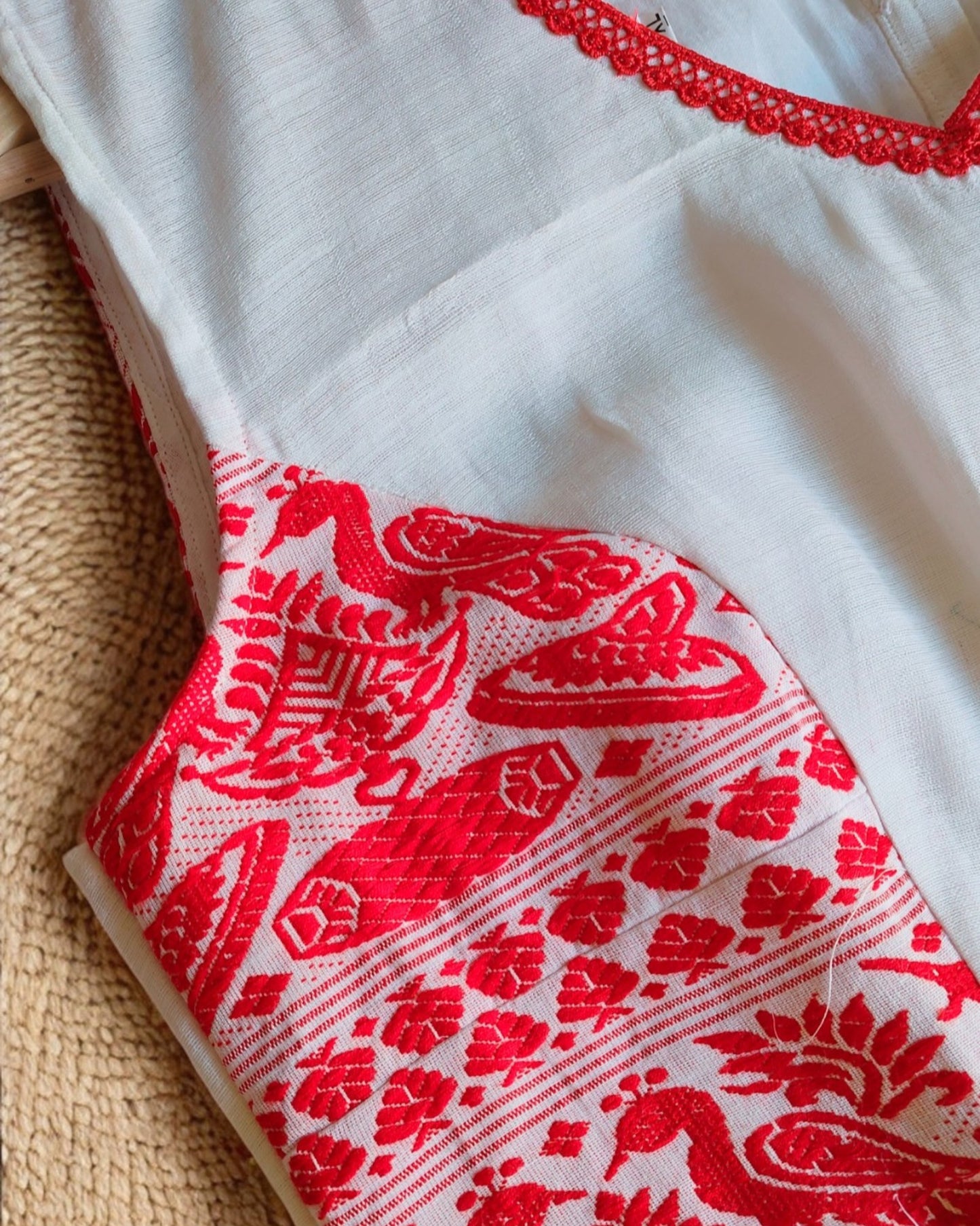 Cotton Kesapaat Gamocha Blouse