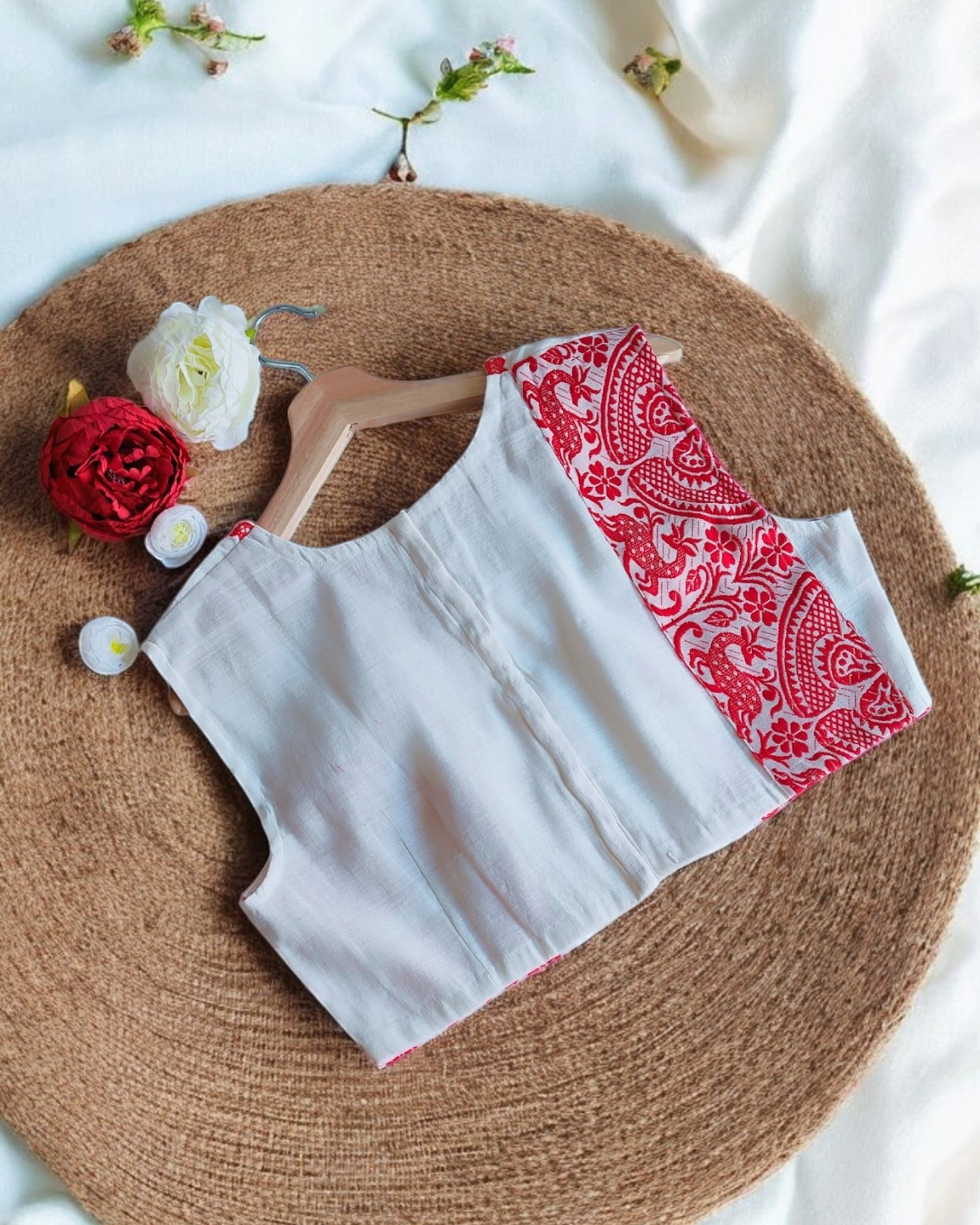 Cotton Kesapaat Gamocha Blouse