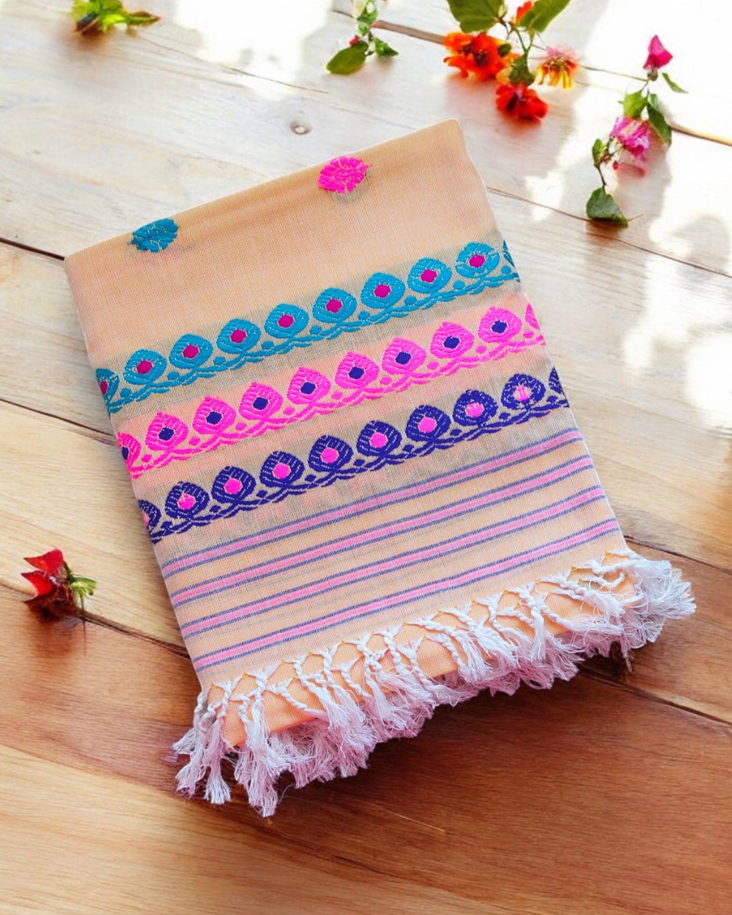 Yellow Handloom Dupatta