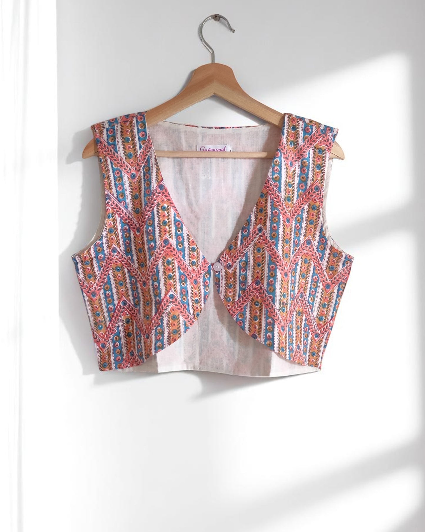 Peach Palazzo suits with Overcoat