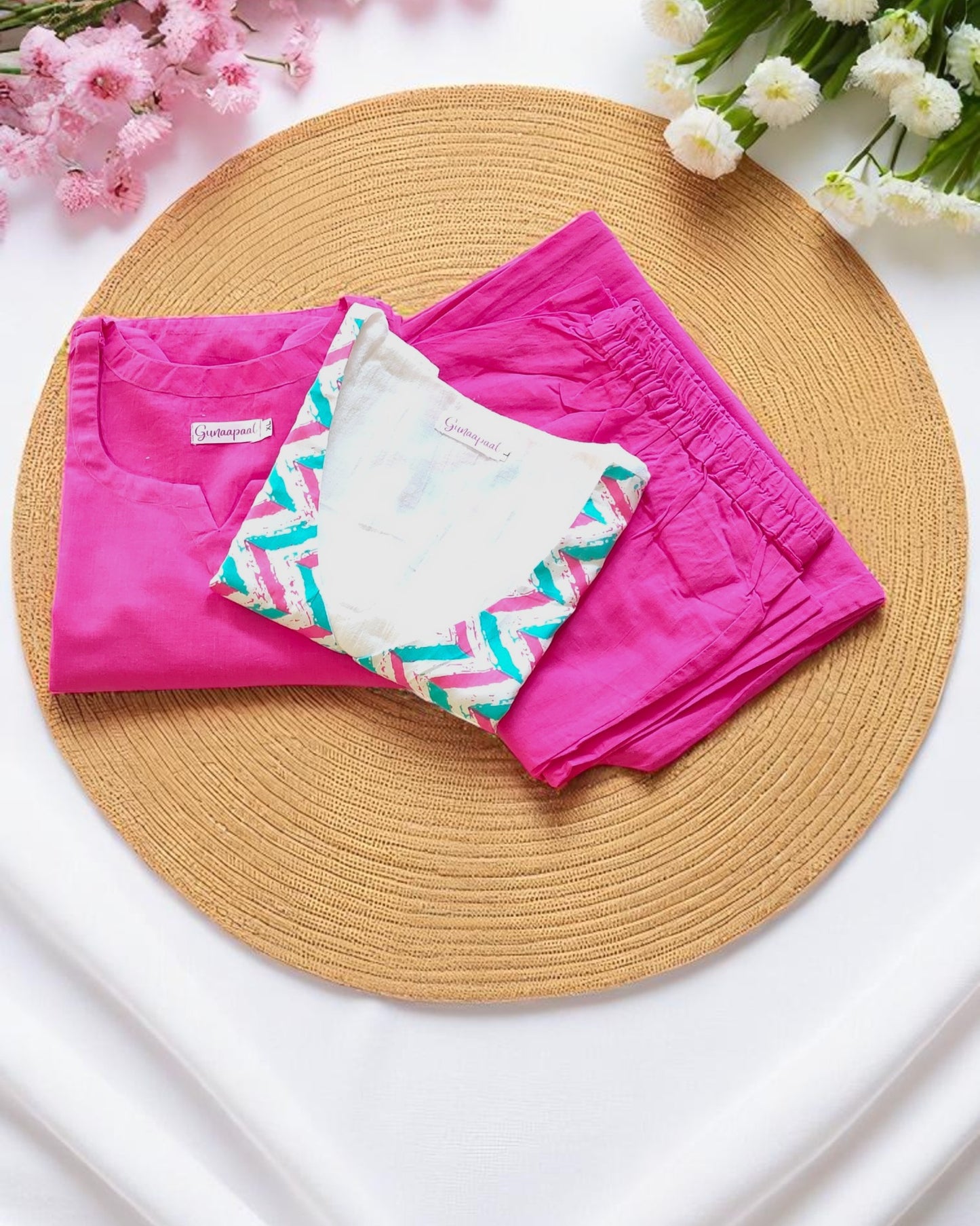 Ragini Cotton suits with overcoat