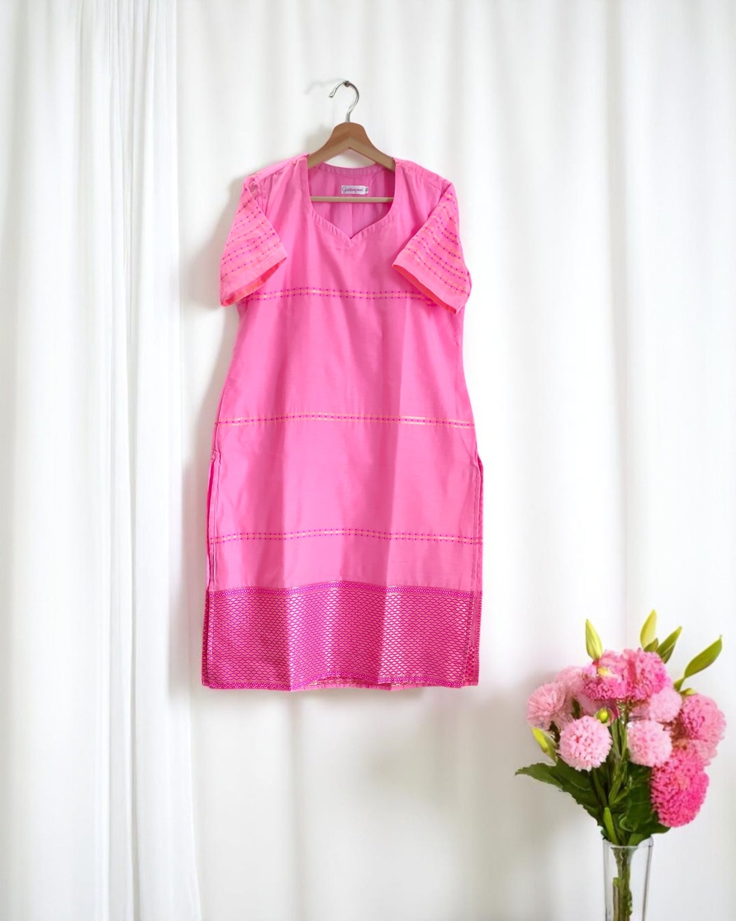 Champa Cotton Silk Kurti