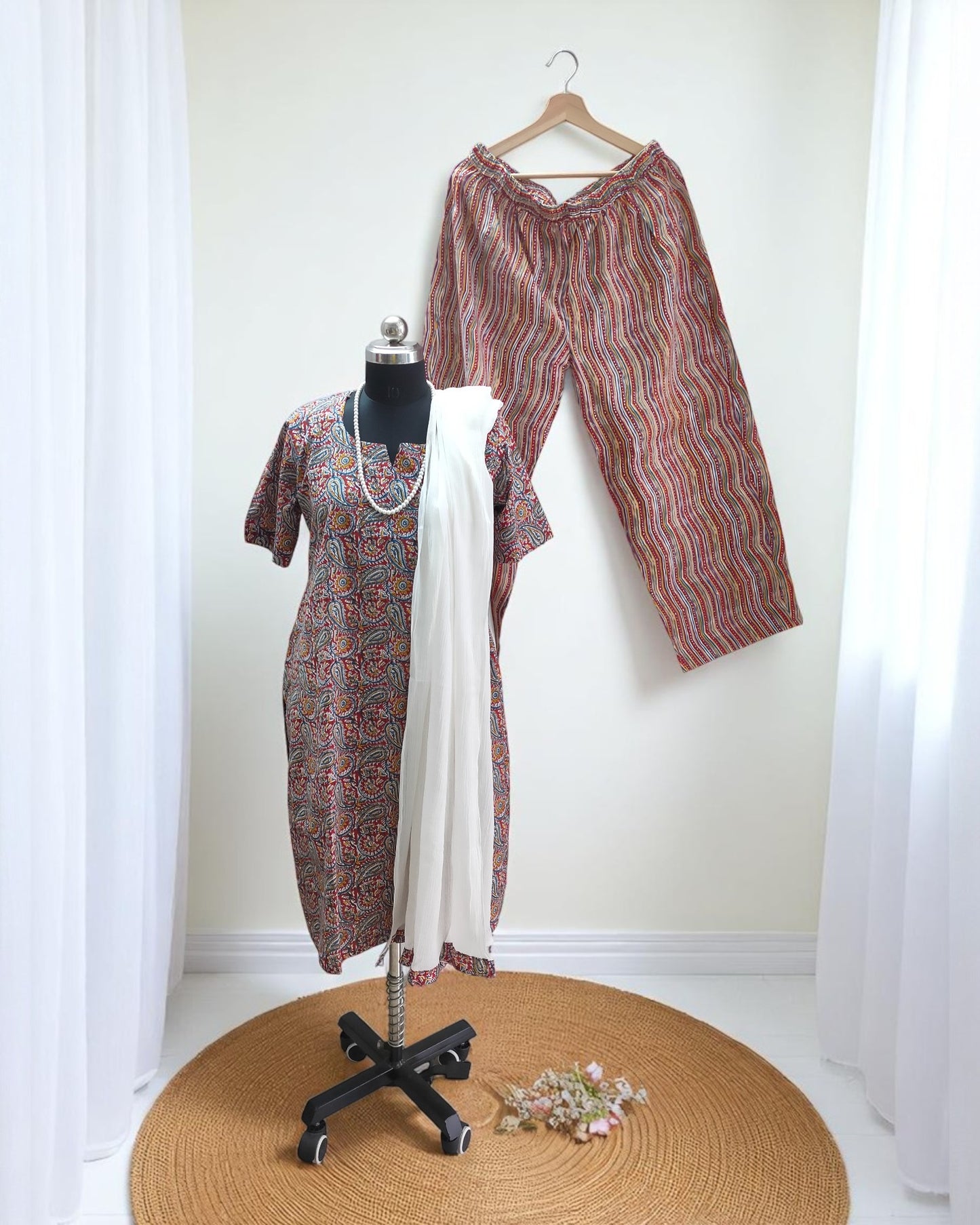 Kalamkari Cotton palazzo sets