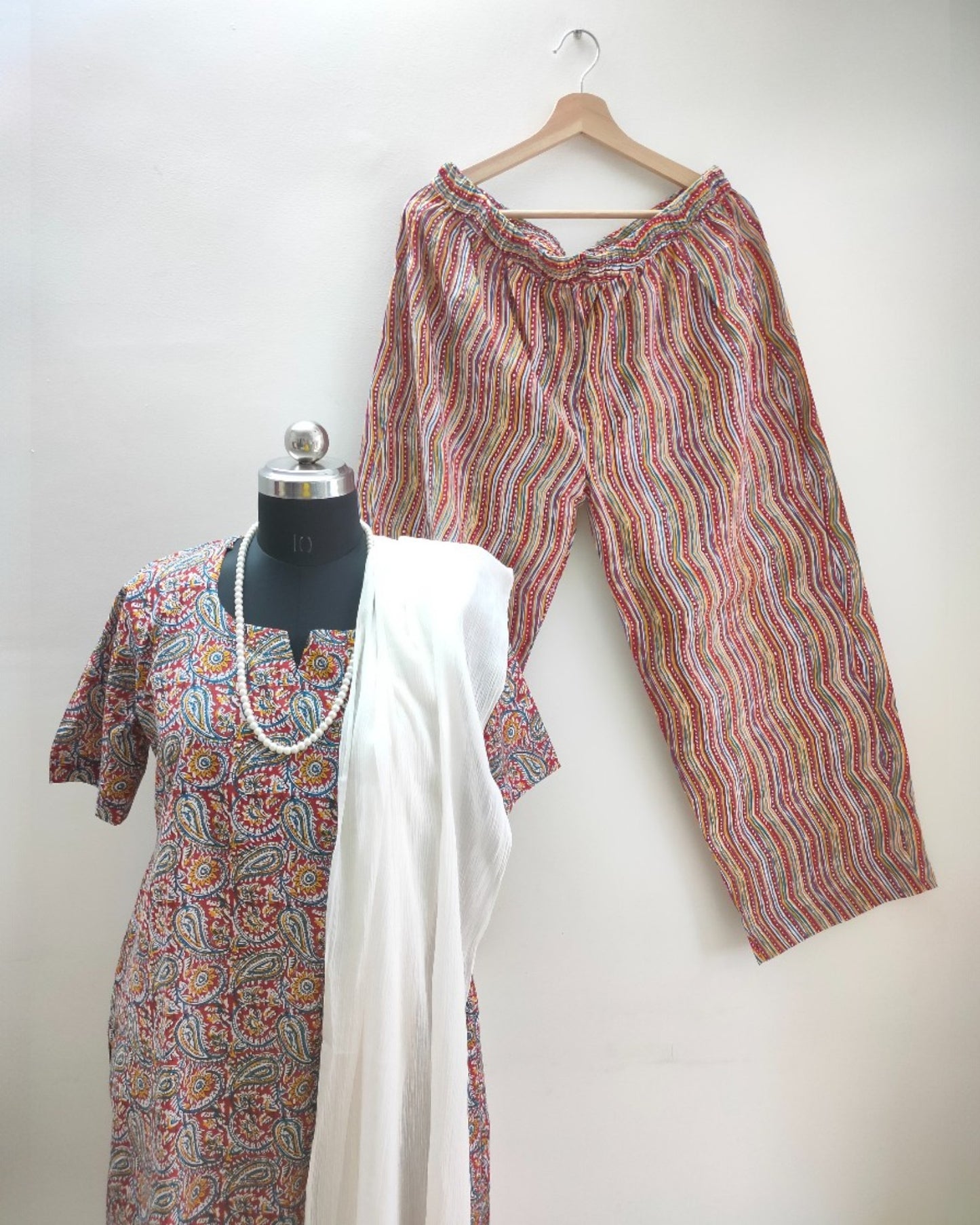 Kalamkari Cotton palazzo sets