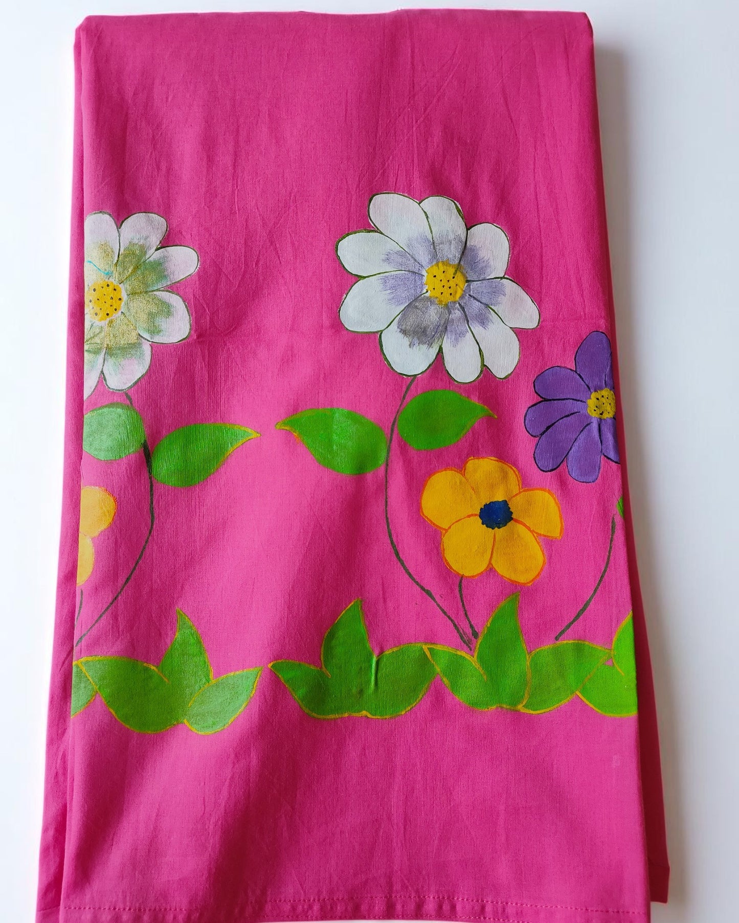 Handpainted Pink Palazzo suits