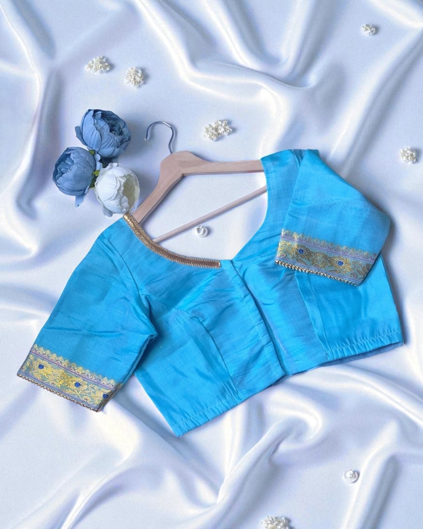 Nilambar Pure Mulberry Silk Blouse