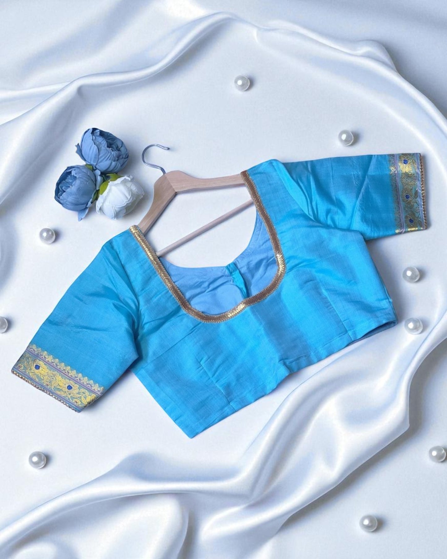 Nilambar Pure Mulberry Silk Blouse