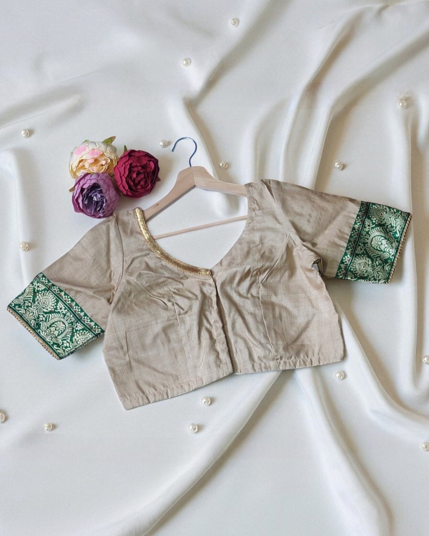 Pure Muga by Tussar Silk Blouse