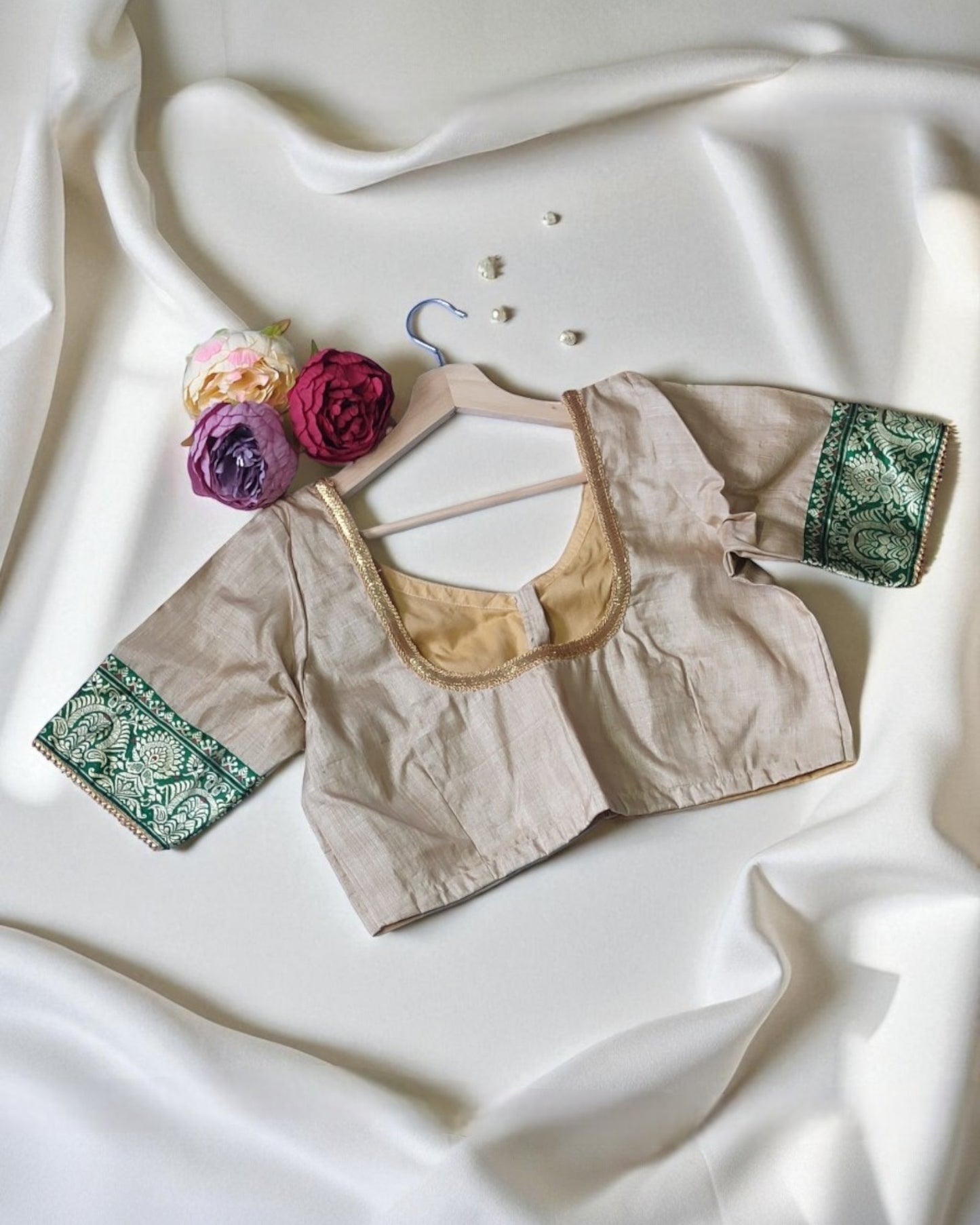 Pure Muga by Tussar Silk Blouse