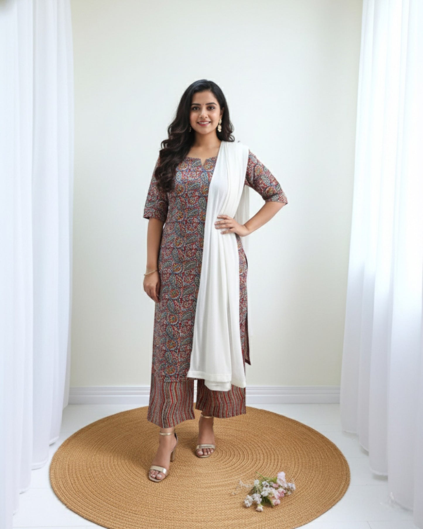 Kalamkari Cotton palazzo sets