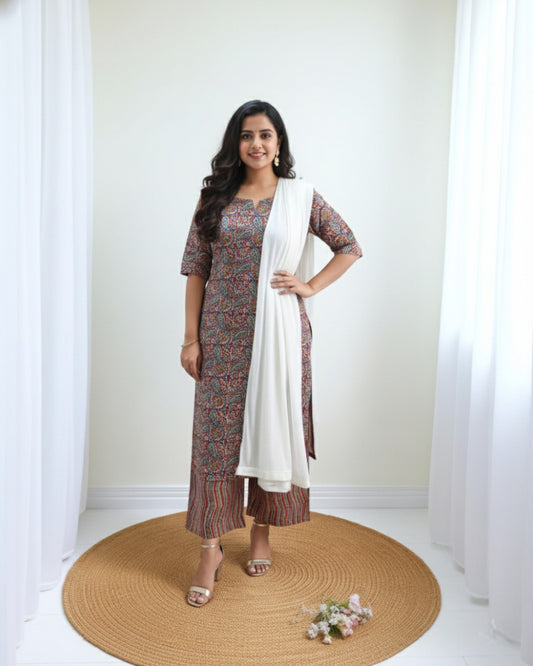 Kalamkari Cotton palazzo sets