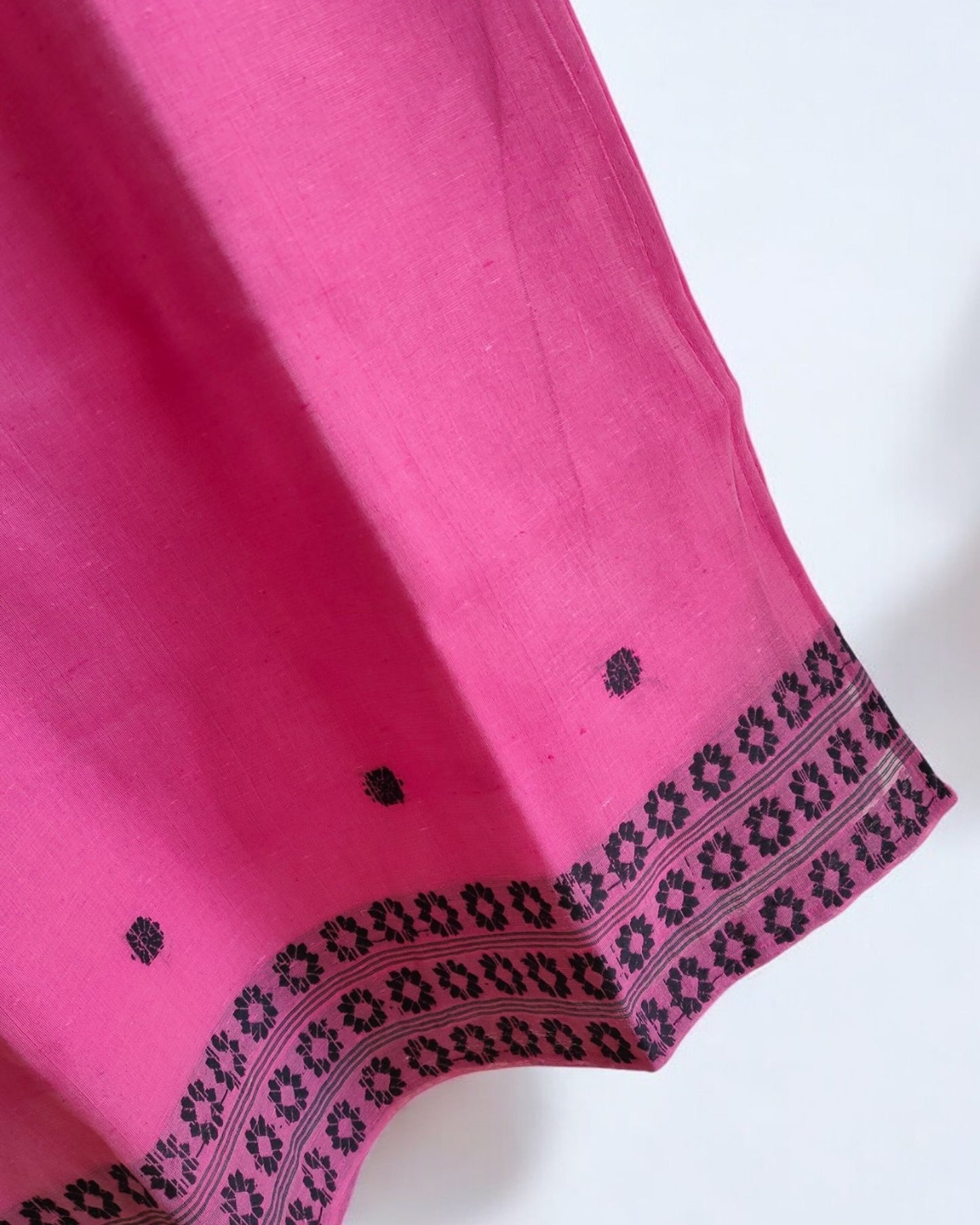 Pink Handloom Kurti