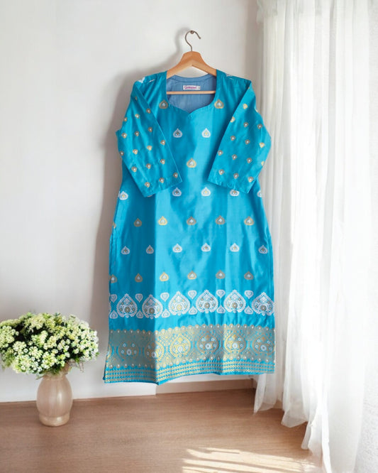 Paanbahar Light Blue Kurti