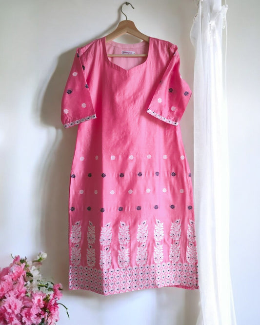 Reshmi Cotton Silk Kurti