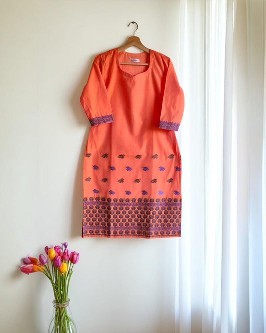 Patralekha Cotton Silk Kurti