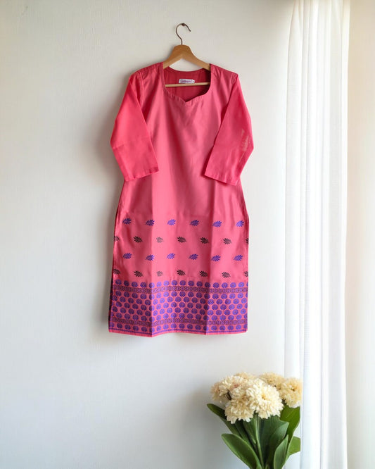 Patralekha Cotton Silk Kurti