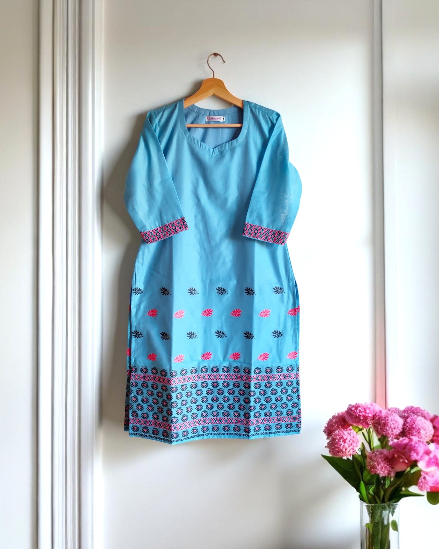 Patralekha Cotton Silk Kurti