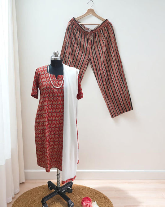 Kalamkari Cotton palazzo sets