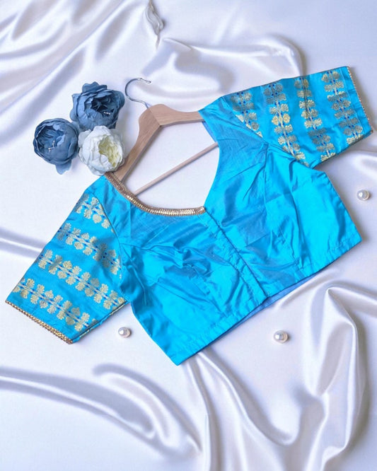 Meghdoot Pure Mulberry Silk Blouse
