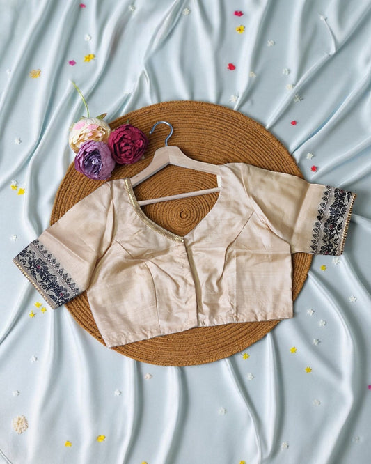 Pure Tussar Silk Blouse
